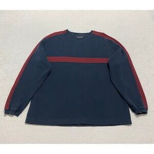 Structure pullover Sweater Men's Size L Blue V Neck Honk‎ Kong